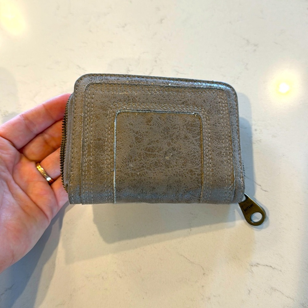 Matt & Nat Small Zip Wallet in Taupe